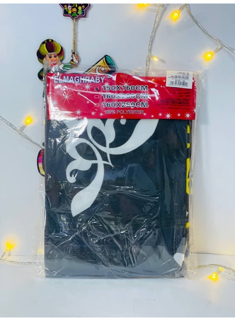 Ramadan tablecloth, size 150*160 cm, material: velvet, Ramadan Kareem tablecloth - Image 3